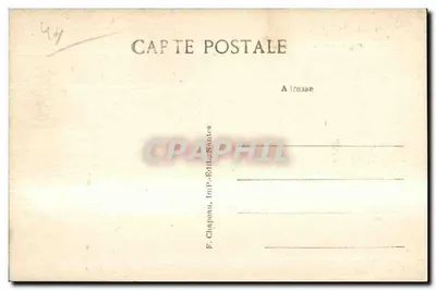 Missillac — Castelo de la Brétesche — Fachada Leste sobre o Lago — F. Chapeau, Imp.-Edit., Nantes — Verso