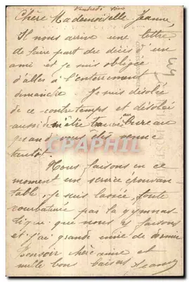 NANTES - A Catedral São Pedro — editor Artaud et Nozais, n° 59 — Verso