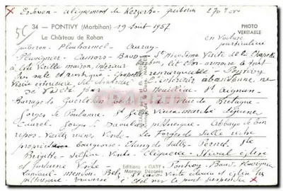 Zamek Rohan — Pontivy (Morbihan) — wydawca Gaby — Rewers