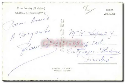 Zamek Rohan — Pontivy (Morbihan) — Wydawnictwo Caby — Rewers