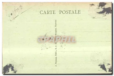 ROCHEFORT-en-TERRE (Morbihan) — Stara brama zamku — J. Nozaïs, Nantes — Rewers