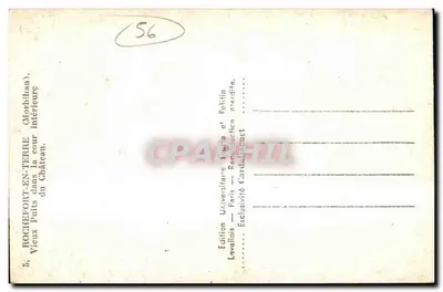 रोचेफॉर्ट-एन-टेर - आंतरिक गली में एक कुएं - पैरिस के विश्वविद्यालय प्रकाशन — पीछे