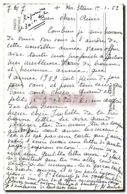 Wnętrze kościoła — autograf Gaby — wydawca Gaby, numer serii nie widoczny — Rewers