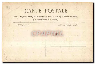 Brest - Rada i Cours d'Ajol — L.V. & Cie, n° 581 — Rewers