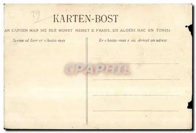 Vintage Postcard Gourin The Chapel of Calvaire and The Ossuary — Back