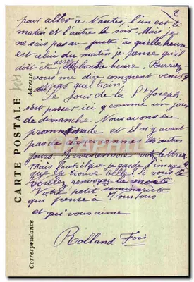 Calvário de Pontchâteau — 9ª Estação: Jesus cai pela terceira vez — editor não identificado — Verso