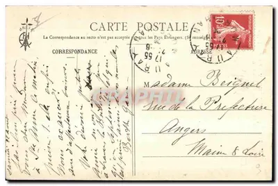 Ste-Anne-d'Auray — Przywilejowy Ołtarz Ste-Anne — Wydawca E. Hanonnic, St-Brieuc — Rewers