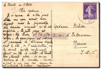 Le Pacuet - Capela de São Fiacre - O Jubé (século XV) — Verso