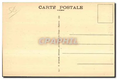 Quiberon — Arco de Kergroux — G. Artaud, editor, Nantes — Verso