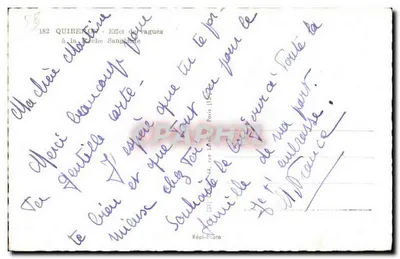 Quiberon - Efeito de ondas na Rocha Sangrenta — Réal-Photo, n°182 — Verso