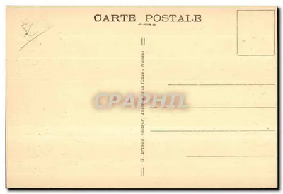 Quiberon — Os Corredores do Portão dos Pássaros — G. Artouaud, Nantes, n°35 — Verso