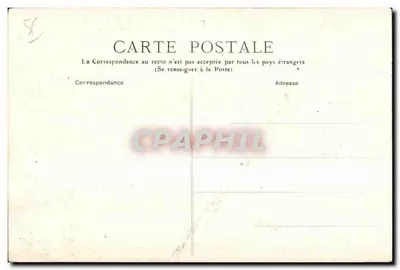 Presqu'île de Quiberon — O mar selvagem na Ponta de Poul-Plate — Coleção Vaillard, Quimper — Verso