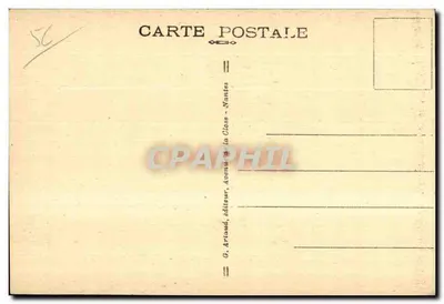 Quiberon — Port-Bara — G. Artaud, Nantes — Verso