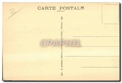 Quiberon - Morbihan — Rocas y Observatorio de Port-Bianc — G. Artaud, editor, Nantes — Reverso