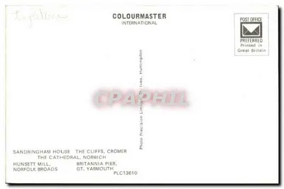 Norfolk — paisagens e locais — Colourmaster International — Verso