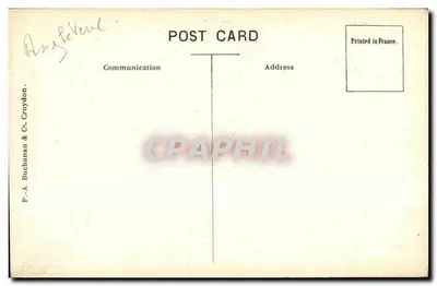 Abbo, Beckenham — Wjazd — P.A. Buchanan & C° Croydon — Rewers