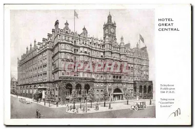 Hotel Great Central — Londres — editor desconhecido, número de série não visível