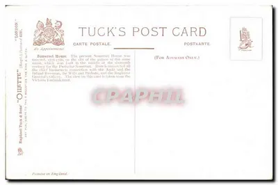 Londyn, Somerset House — nabrzeże rzeki Tamizy — Tuck & Sons — Rewers