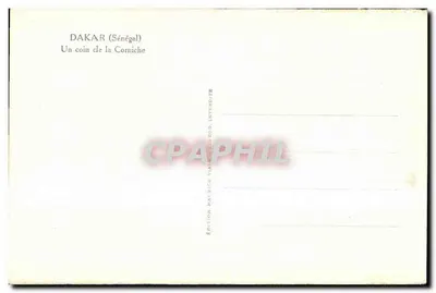 DAKAR (Senegal) — Kąt Corniche — Wydawnictwo Maïlick Intinditr — Rewers