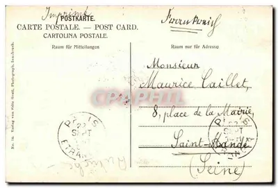 Innsbruck, Casino Católico. — Editor Fritz Grati, n°14 — Verso