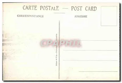 Port-Saïd — Estátua de Ferdinand de Lesseps — Béliar e Fils, n°20 — Verso