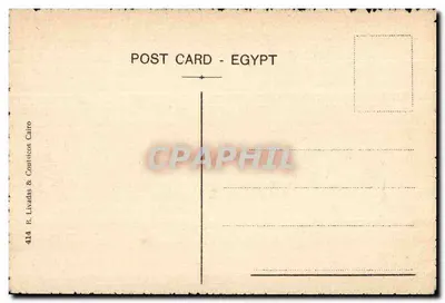 Héliopolis — O Palácio de S.A. A Sultana — P. Livadas & Cie, Cairo — Verso