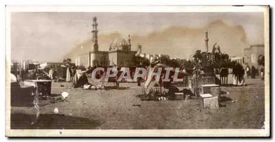 Marché de Caire — près de la mosquée du Sultan Hassan — The Cairo Postcard Trust