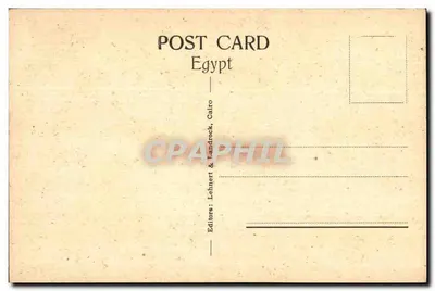 Karnak — Świątynia Amona Ra — Wydawca Lehner & Landrock, n° 1576 — Rewers