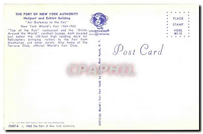 Heliport i budynek wystawy — Port of New York Authority — WF-12 — Rewers