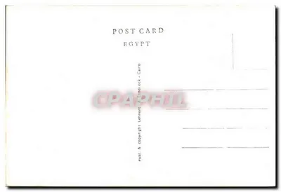 O Esfinge e as Pirâmides do Egito — editor Lehnhert & Landrock, Cairo — Verso
