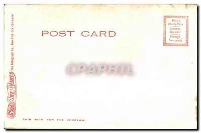 Tomba di Grant, N.Y. City — serie 3 — editore The Roloagraph Co. (Germania) — Verso