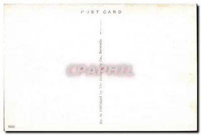 Port Zamek i Harrington Sound, Bermudy — widok krajobrazowy — Wydane przez The Harrington Co., Bermudy — Rewers