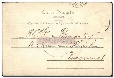 Teatro Real da Moeda — Bruxelas — Editor W. G. Bruxelas, n° 22840 — Verso