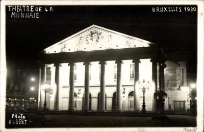 Teatro da Monnaie — Bruxelas 1930 — Foto Albert
