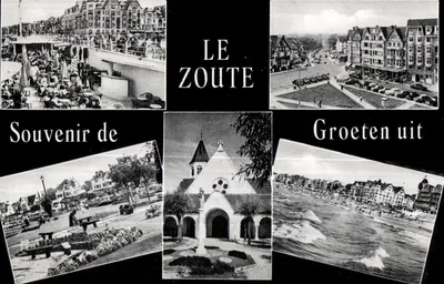 Le Zoute — Lembrete de / Saudações de — Editora Thill, n° 76
