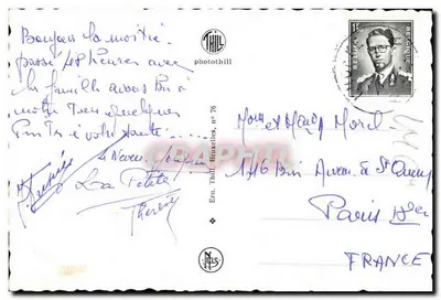 Le Zoute — Lembrete de / Saudações de — Editora Thill, n° 76 — Verso