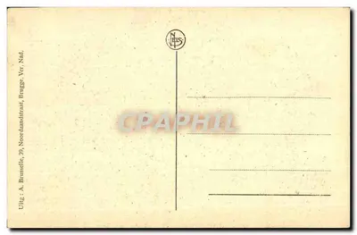 Sophietje — A Dentes de Bruges — editada por NIS, Bruges — Verso