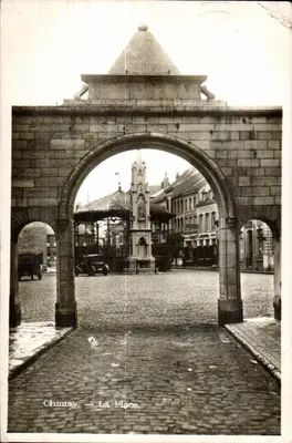 Chimay — A Praça — editor desconhecido, número de série não visível