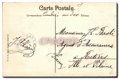Exposição de Bruxelas 1910 — Os jardins da Grande Terrasse — Editor J. Pilard — Verso