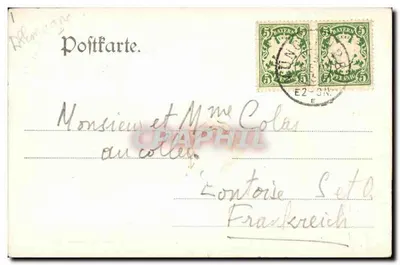 Löwenbräukeller — Munique — Becker & Kölbling, No 82 — Verso