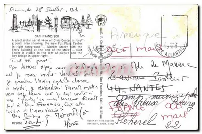 San Francisco — visão aérea do Civic Center — editor Mike Roberts, Berkeley — Verso