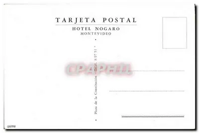 Hotel Nogaro — Montevideo — Wydawca Hotel Nogaro — Rewers