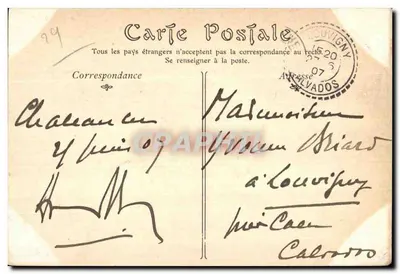 Châteaulin — Widok na Aulne i Quai Carnot, z mostu — Rewers