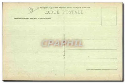Camaret-sur-Mer — Scogli ondulati alla Punta di Penhir — editore Doaré, n° 814 — Verso