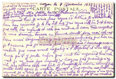 Camaret-sur-Mer — Rochas onduladas na Ponta de Penhir — editor Jos, n° 814 — Verso