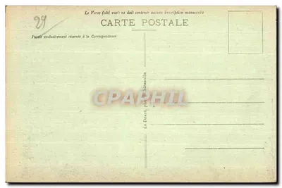 Camaret-sur-Mer — O Leão do Toulinguet — editor Le Doaré, fot. Châteaulin, n° 502 — Verso