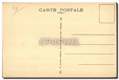 Camaret-sur-Mer — Il Gouffre vicino a Kerbronn — G. Artoud, Nantes — Verso