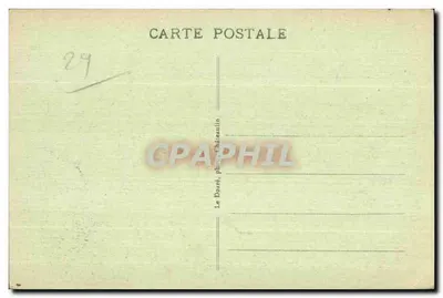 Camaret-sur-Mer - Rochas onduladas na Ponta de Penhir — série 814, editor Le Doaré, fot. Châteaulin — Verso
