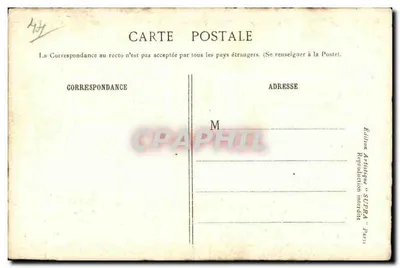 Castelo de Chateaubriant — Loire-Inférieure — Edição Artística SUPRA Paris — Verso