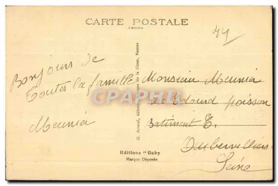 Châteaubriant (L.-Inf.) — Resti del Castello Forte (XI secolo) — Edizioni Gaby — Verso